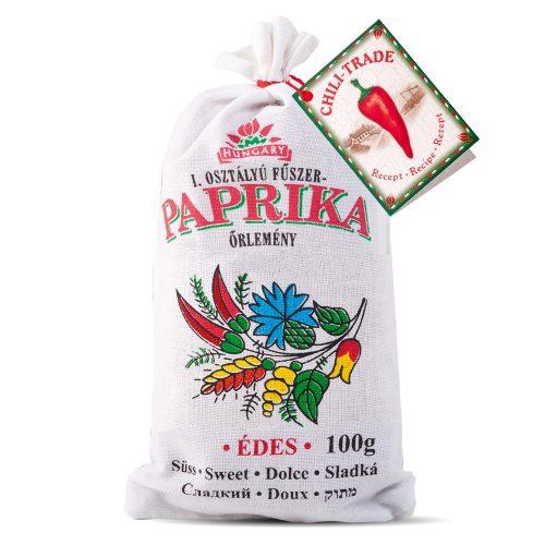 Fűszerpaprika őrlemény vászonzsákban 100g édes