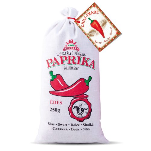 Fűszerpaprika őrlemény vászonzsákban 250g édes