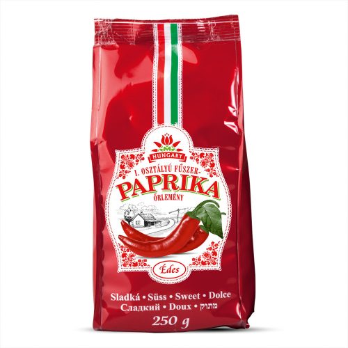 Fűszerpaprika őrlemény papírtasakban 250g édes