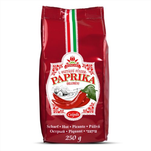 Fűszerpaprika őrlemény papírtasakban 250g erős