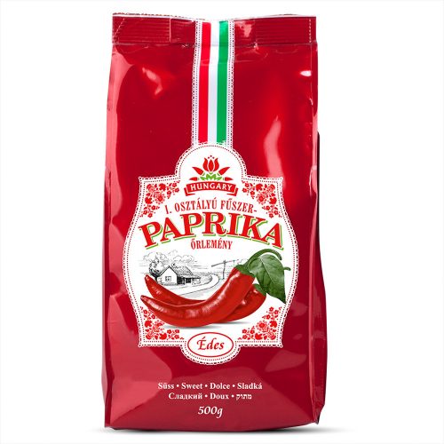 Fűszerpaprika őrlemény papírtasakban 500g édes