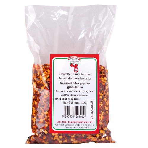 Fűszerpaprika granulátum 100g édes