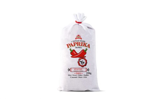 Füst ízű fűszerpaprika őrlemény vászonzsákban édes 250g