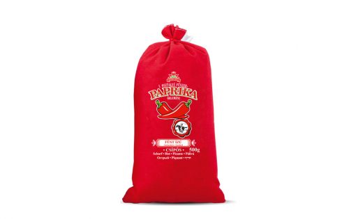 Füst ízű fűszerpaprika őrlemény vászonzsákban 500g erős