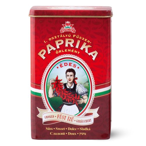 Füst ízű fűszerpaprika őrlemény fém díszdobozban 50g édes