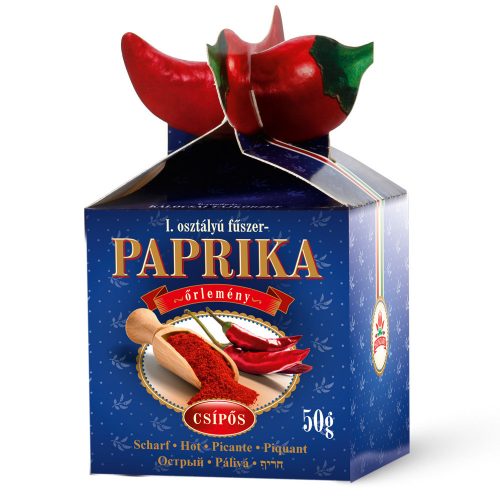 Paprikás díszdoboz erős - kék