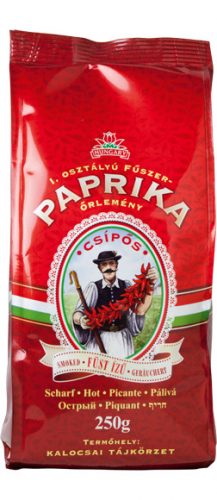 Füst ízű fűszerpaprika őrlemény papírtasakban csípős 250g