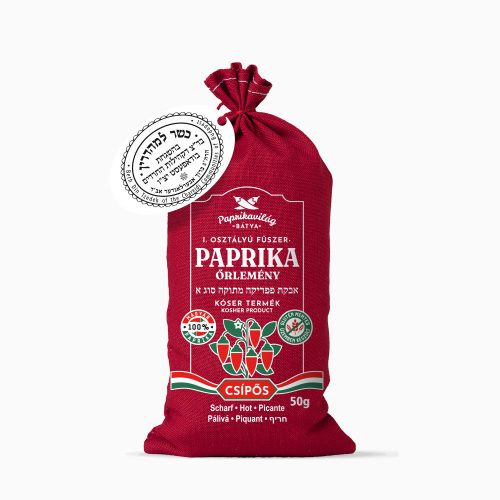 Fűszerpaprika őrlemény vászonzsákban 50g erős