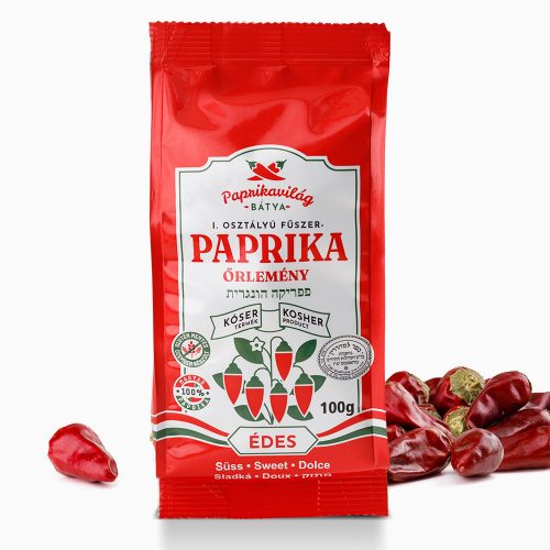 Fűszerpaprika őrlemény papírtasakban 100g édes